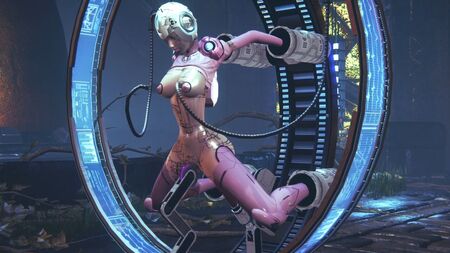 Una Transformers donna su una macchina del sesso proveniente da Cybertron: parodia hentai dei Transformers