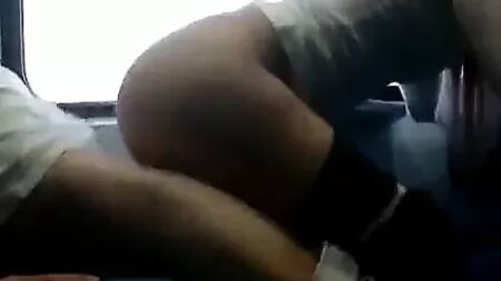 una portoghese che scopa sul treno