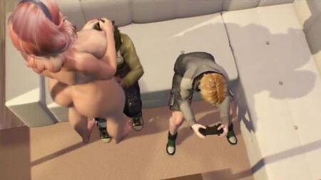 FUTA: una mamma trans scopa l'amico di colore del figlio - Una trans scopa un ragazzo di colore - Cartone animato 3D Futanari #Futa #Futanari #Shemale #3dshemale #ts