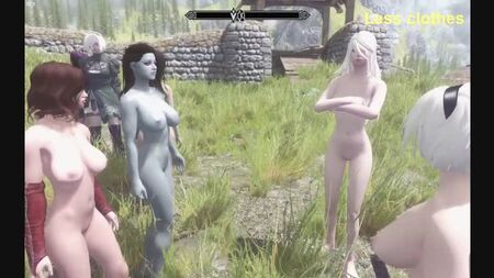 SKYRIM — Mod di nudo