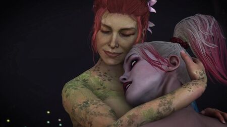 Harley Quinn e Poison Ivy fanno l'amore