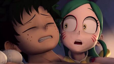 Tomoko Shiretoko Massaggi Izuku Midoriya Dick