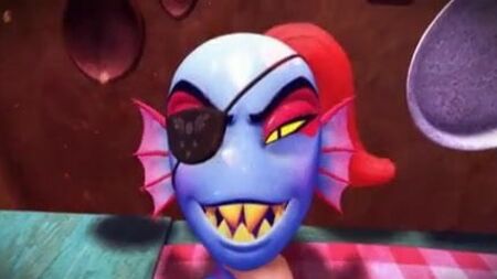 C'è qualcuno in cucina con Undyne