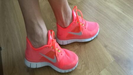 Le mie sexy scarpe da ginnastica Nike rosa
