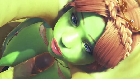 La principessa Fiona si fa scopare da Hulk: parodia porno in 3D
