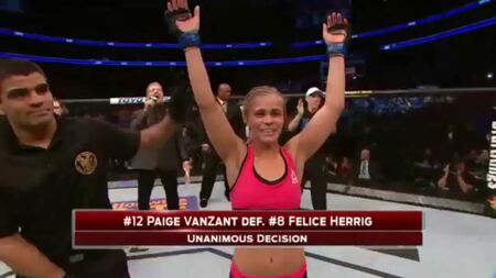 Paige Vanzant (Momenti salienti dell'UFC)