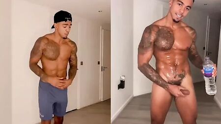 Ragazzo nero sexy nudo