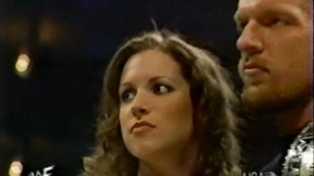 Stephanie McMahon, Triple H, The Rock, Shane McMahon e Big Show - Raw is War, 28 febbraio 2000