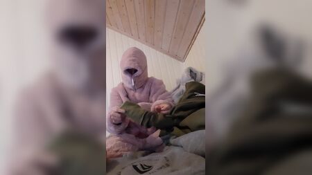 Una tutina morbida e soffice di colore rosa