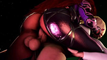 Blackfire si fa riempire da Power Girl