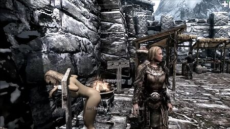 Elenwen, la cattiva di Skyrim, scopata e frustata - Parte 1