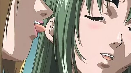 La strega bionda esercita la sua magia sessuale su una studentessa dai capelli verdi