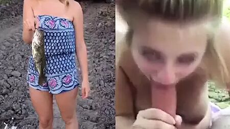 Maya fa un pompino con foto
