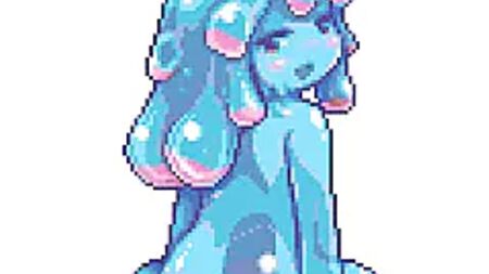 la ragazza della melma blu