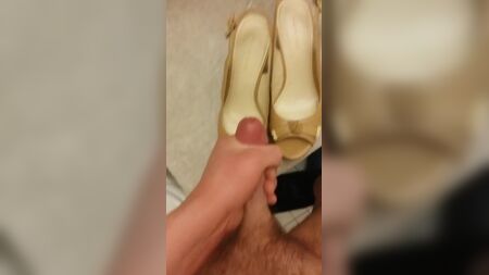 Sborra sulle sue scarpe - Zeppe con punta aperta color cuoio