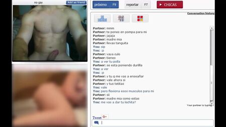 Chattare con un ragazzo spagnolo in forma su Chatroulette