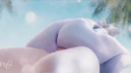 Scopata con Tristana sulla spiaggia (LOL Yordle Hentai)
