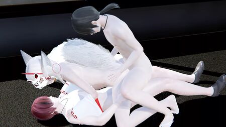 Yaoi Femboy - Doppia penetrazione sexy