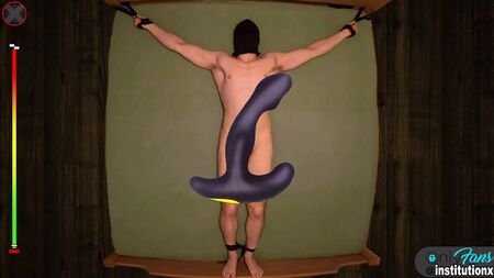 Orgasmi multipli intensi e controllati del punto P con un giocattolo per la stimolazione della prostata