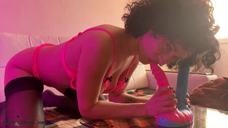 Ragazza tettona, sesso anale con dildo e orgasmo intenso - Doppia penetrazione anale