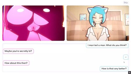Nicole: Risky Job - Gioco hentai su PornPlay, Ep. 5 - MILF che fa twerking e si infila un dildo anale in webcam