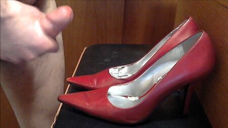 Décolleté Nine West in pelle rossa