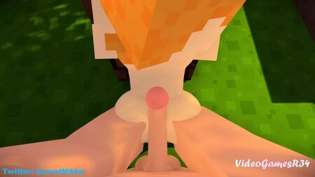 Raccolta di animazioni porno di Minecraft con Steve, Alex e Jenny