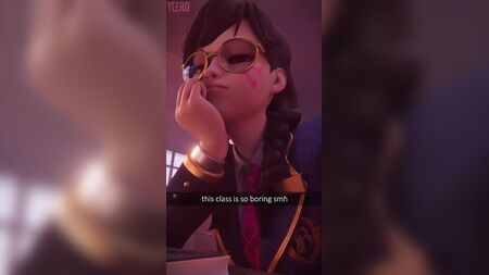 D.Va usa il cellulare in classe perché si annoia