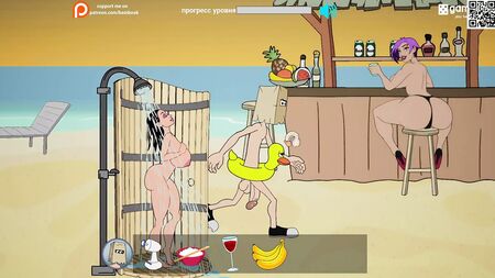 Gameplay completo - Fuckerman, Spiaggia