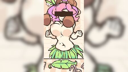 CocoNut Shake - Gioco hentai in stile pixel art – Seni enormi, mungitura in spiaggia