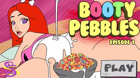 Booty Pebbles - I Flintstones, Barney che scopa in bocca Pebbles