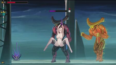 Gameplay del gioco hentai "Dark Star". Ragazza carina durante il sesso