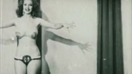 TEMPESTA IN UNA COPPA D - Striptease burlesque vintage anni '50
