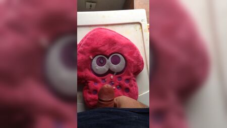 Macchie sul mio astuccio peluche a forma di calamaro di Splatoon 2