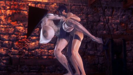 La donna con la testa a piramide viene scopata con violenza: parodia hentai di Silent Hill