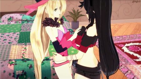 Velvet scopa Magilou con uno strapon. Tales of Berseria Hentai