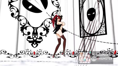 Scena di sesso con una ragazza sexy in 3D hentai MMD R18 con bot AI