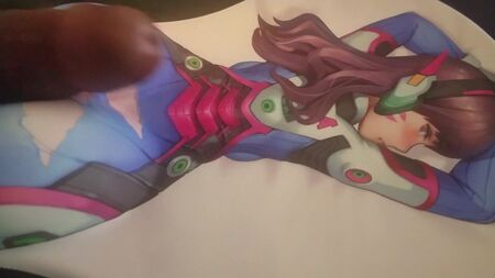 Tappetino per mouse D.VA (Overwatch) con dedica