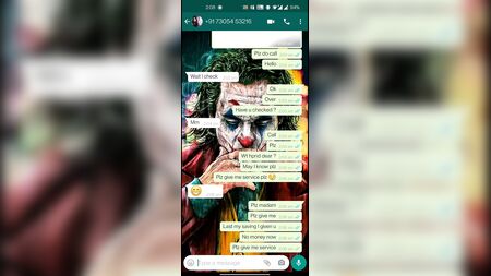 La ragazza di Locanto fa una videochiamata