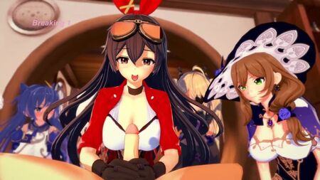 GENSHIN IMPACT FUCKFEST (3D Hentai) | di Ahegao Aura