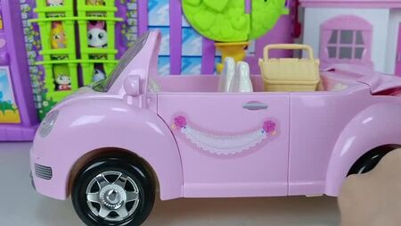 Baby doll house e Orbeez piscina giocattoli picnic auto giocare 아기인형 하우스와 개구리알 수영장 리틀미미 뽀로 장난감 - 토이몽
