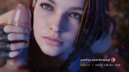 BulgingS Productions: Jill da Resident Evil 3 Remake succhia un grosso cazzo [Porno 3D, Pompino, Gola profonda, Pompino, Mult, Hentai]