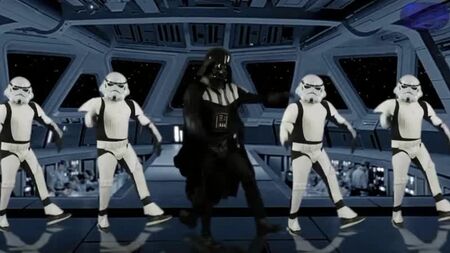 STAR WARS BREAKDANCE (STATUS QUO - IN THE ARMY NOW, DIRTY CUT SORRI, VITAMIN REMIX 2.0) Mandaloriano, Boba Fett, Fener, Stormtrooper