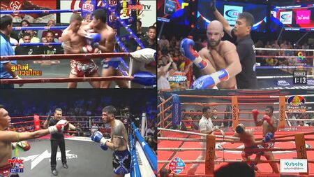 Aztz Elbow. Rajadamnern, Supercampione di Muay Thai, Max Muay Thai, Kun Khmer