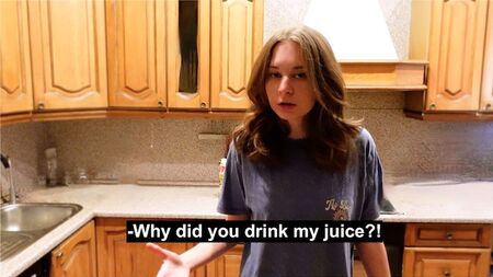 Perché hai bevuto il mio succo?!