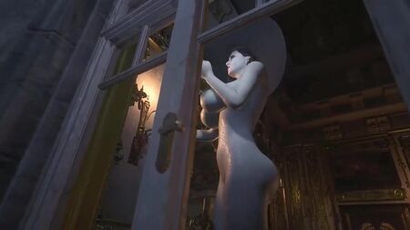 Resident Evil 8: Village - Lady Dimitrescu - Mod nuda [Tutte le scene tagliate]