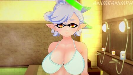 Cutie con grandi tette ha ricevuto lo sperma nella figa