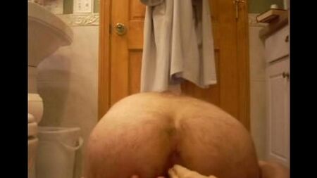 Fallo in gomma nel mio ano - fatto in casa