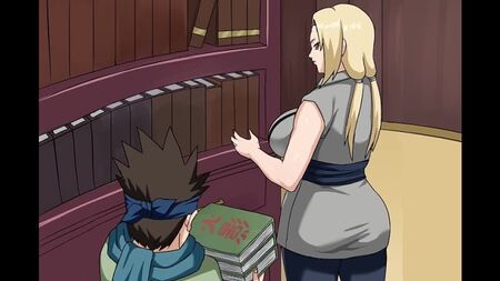 Naruto: Tsunade e Konohamaru (di pinkpawg) HD720p