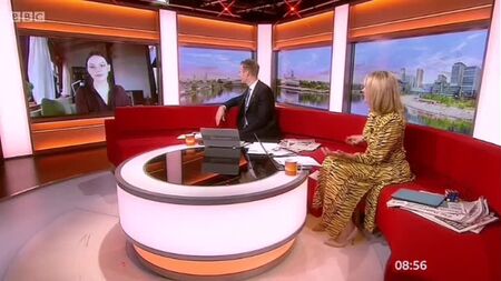 Daphne Quinn a BBC Breakfast (2020)